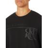 imageRock ampamp Republic Mens Long Sleeve TShirtBlack With Black Logo
