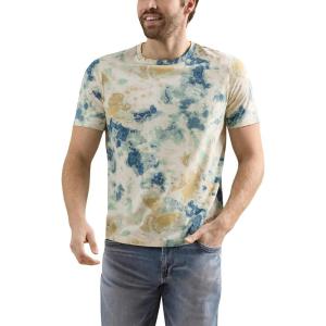 imageRock ampamp Republic Mens Graphic TeeTanBlue Tri Tone Tie Dye