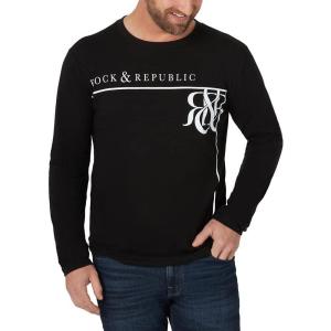 imageRock ampamp Republic Mens Long Sleeve TShirtBlack