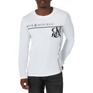 imageRock ampamp Republic Mens Long Sleeve TShirtWhite
