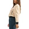 imageRock ampamp Republic Womens Bomber JacketCream Faux Sherpa