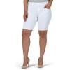 imageRock ampamp Republic Womens Denim Rx Fever Stretch 10quot Bermuda ShortAntidotewhite