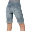 imageRock ampamp Republic Womens Denim Rx Fever Stretch 10quot Bermuda ShortFunky Freshlight Indigo