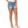 imageRock ampamp Republic Womens Denim Rx Fever Stretch 45quot ShortFunky Fresh