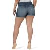 imageRock ampamp Republic Womens Denim Rx Fever Stretch 45quot ShortSymptomaticmedium Indigo Destructed