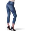 imageRock ampamp Republic Womens Denim Rx Fever Stretch Crop Capri JeanNo Refillsmedium Indigo