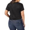 imageRock ampamp Republic Womens Graphic Tee ShirtBlack Metallic Leopard
