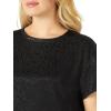 imageRock ampamp Republic Womens Graphic Tee ShirtBlack Metallic Leopard