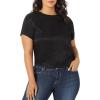 imageRock ampamp Republic Womens Graphic Tee ShirtBlack Metallic Leopard