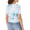 imageRock ampamp Republic Womens Graphic Tee ShirtBlue and White Tie Dye