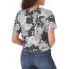 imageRock ampamp Republic Womens Graphic Tee ShirtGray and White Tie Dye