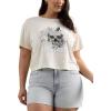 imageRock ampamp Republic Womens Graphic Tee ShirtOff White Rock Rebel