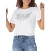 imageRock ampamp Republic Womens Graphic Tee ShirtWhite  Limited Edition Graphic
