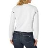imageRock ampamp Republic Womens Grommet Cropped Crew Neck SweatshirtWhite