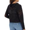 imageRock ampamp Republic Womens Logo Hoodie SweatshirtBlack Bleached  Script Rr Logo