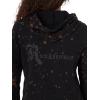 imageRock ampamp Republic Womens Logo Hoodie SweatshirtBlack Bleached  Script Rr Logo