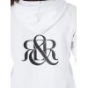 imageRock ampamp Republic Womens Logo Hoodie SweatshirtWhite  Monogram Rr Logo
