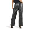 imageRock ampamp Republic Womens Vegan Leather Cargo PantBlack