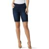 imageRock ampamp Republic Womens Denim Rx Fever Stretch 10quot Bermuda ShortHeart Beat  Dark Indigo
