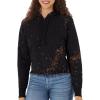 imageRock ampamp Republic Womens Logo Hoodie SweatshirtBlack Bleached  Script Rr Logo