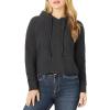 imageRock ampamp Republic Womens Logo Hoodie SweatshirtCharcoal  Monogram Rr Logo