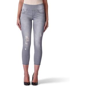 imageRock ampamp Republic Womens Denim Rx Fever Stretch Crop Capri JeanFire  Icegray Destructed