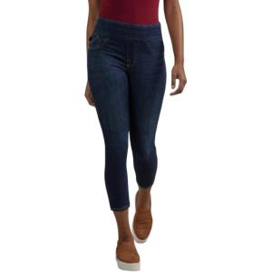 imageRock ampamp Republic Womens Denim Rx Fever Stretch Crop Capri JeanHeart Beatdark Indigo
