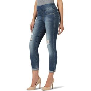 imageRock ampamp Republic Womens Denim Rx Fever Stretch Crop Capri JeanOverdosemedium Indigo Destructed
