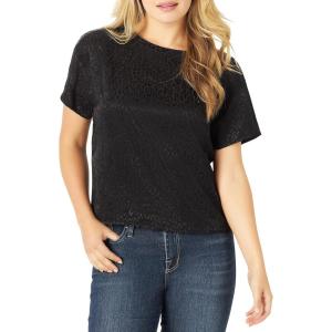 imageRock ampamp Republic Womens Graphic Tee ShirtBlack Metallic Leopard