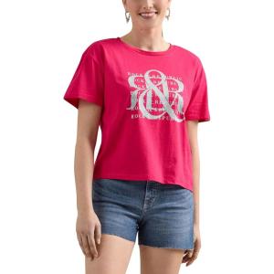imageRock ampamp Republic Womens Graphic Tee ShirtRaspberry Repeat
