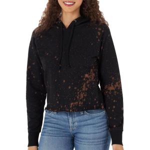 imageRock ampamp Republic Womens Logo Hoodie SweatshirtBlack Bleached  Script Rr Logo