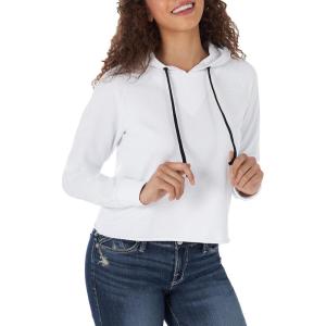 imageRock ampamp Republic Womens Logo Hoodie SweatshirtWhite  Monogram Rr Logo