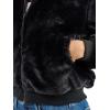 imageRock ampamp Republic Womens Bomber Jacket Black Faux Fur Medium